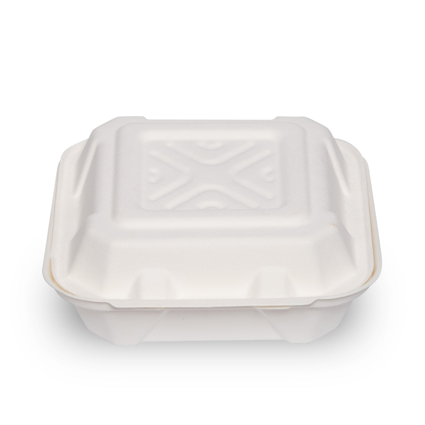 Clamshell Fiber Container 9x9x3"