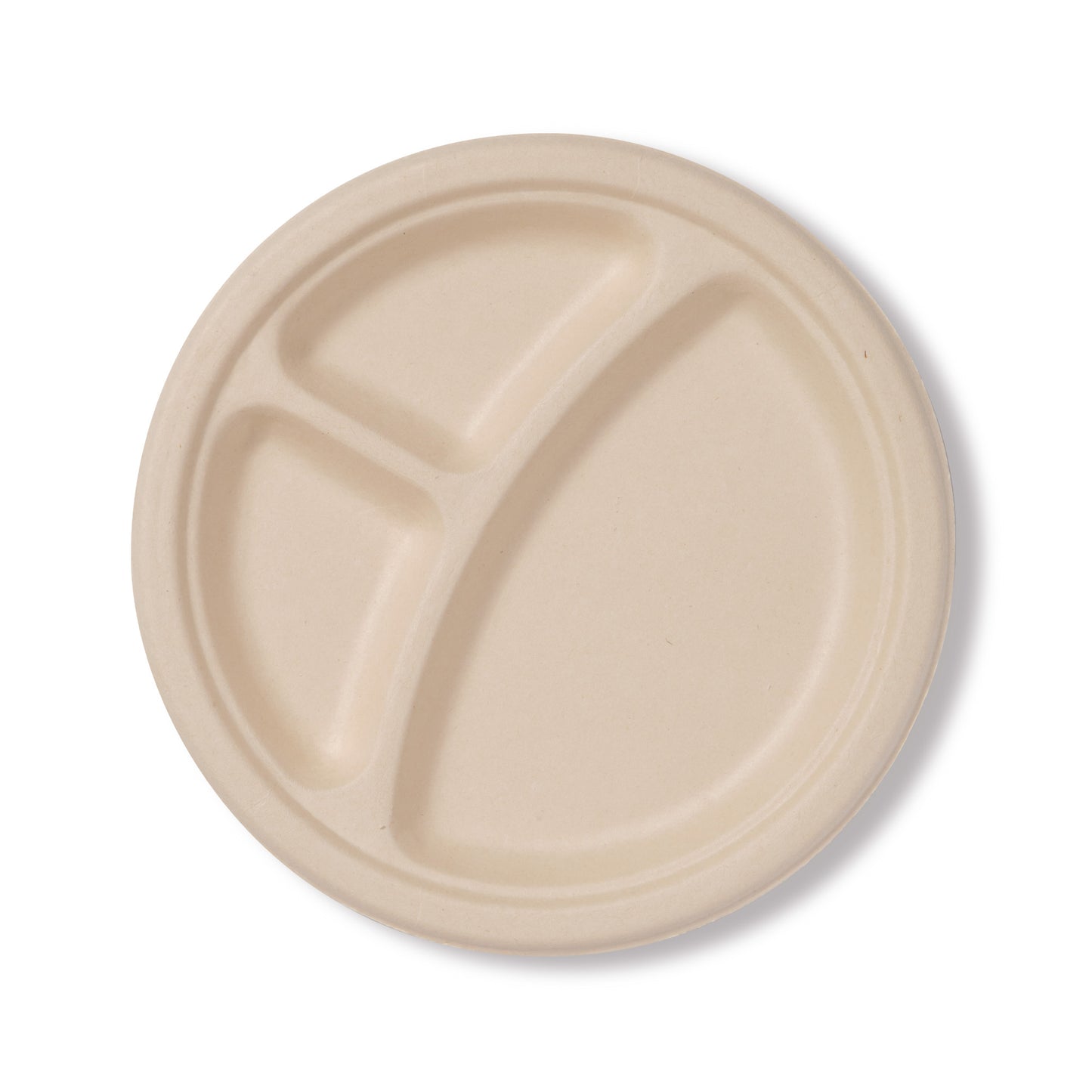 Three Compartment Plate (Sugarcane)